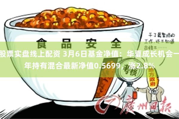 股票实盘线上配资 3月6日基金净值：华夏成长机会一年持有混合最新净值0.5699，涨2.8%