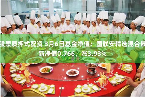 股票质押式配资 3月6日基金净值：国联安精选混合最新净值0.766，涨3.93%