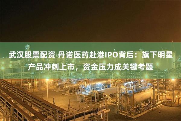 武汉股票配资 丹诺医药赴港IPO背后：旗下明星产品冲刺上市，资金压力成关键考题