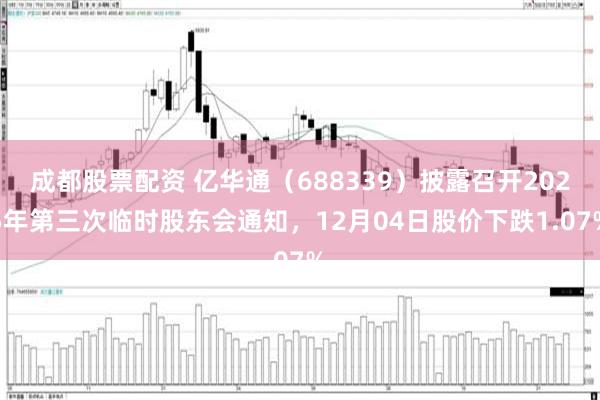 成都股票配资 亿华通（688339）披露召开2025年第三次临时股东会通知，12月04日股价下跌1.07%