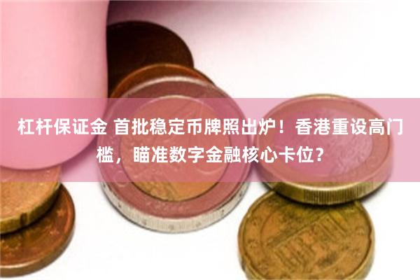 杠杆保证金 首批稳定币牌照出炉！香港重设高门槛，瞄准数字金融核心卡位？