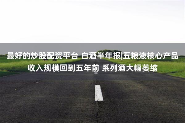 最好的炒股配资平台 白酒半年报|五粮液核心产品收入规模回到五年前 系列酒大幅萎缩